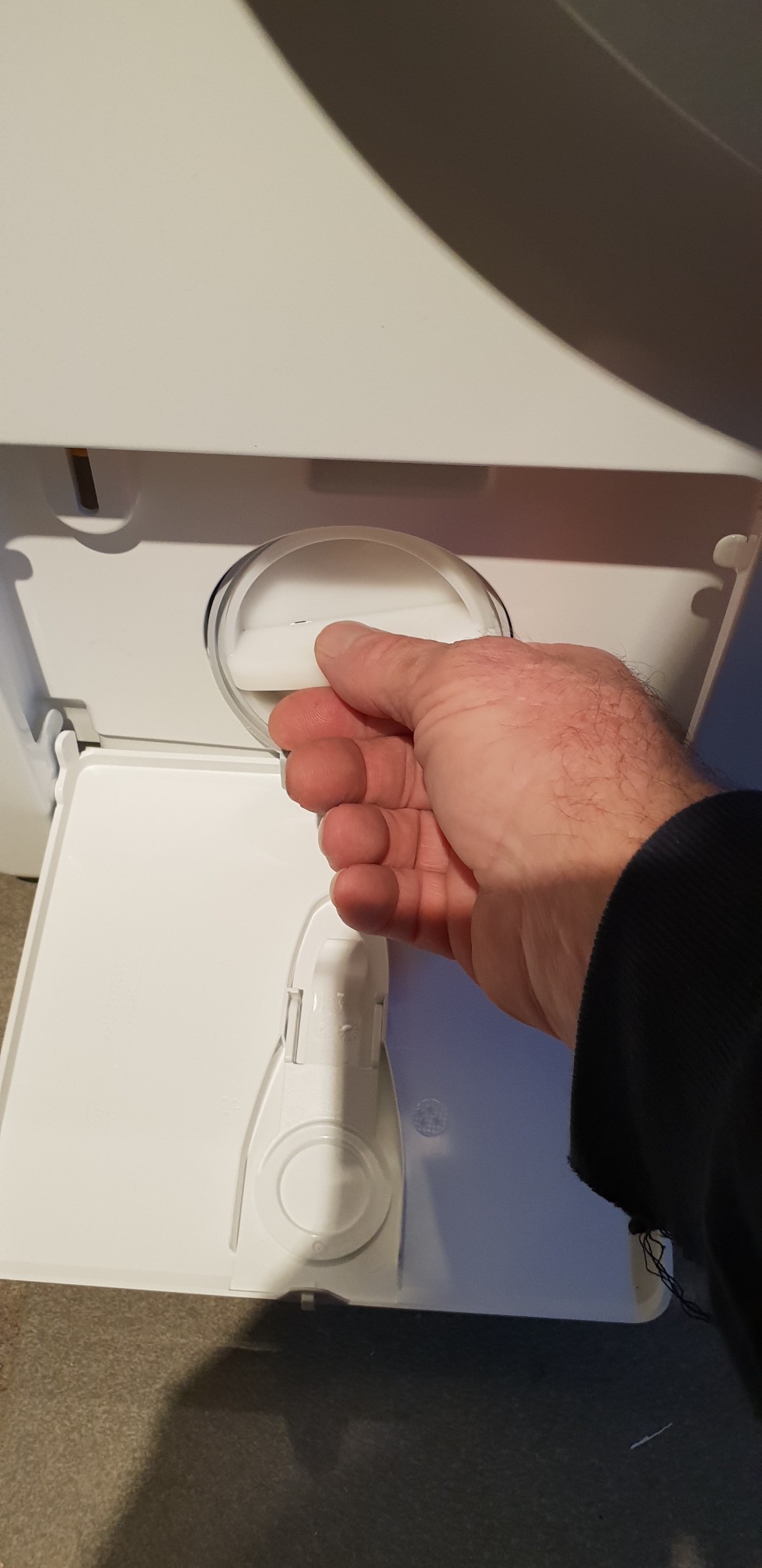 Filter på vaskemaskine 